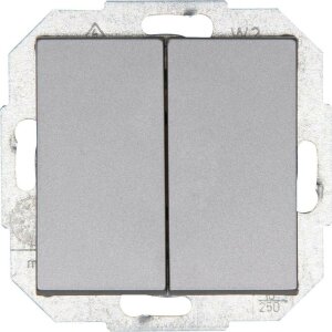 ATHENIS - Serienschalter, Farbe: stahl
