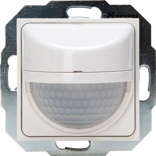 HK07 - INFRAcontrol T 180°, Infrarot-Bewegungsmelder, 2-Draht-Gerät, 5–300W, 50x50mm, Farbe: reinweiß
