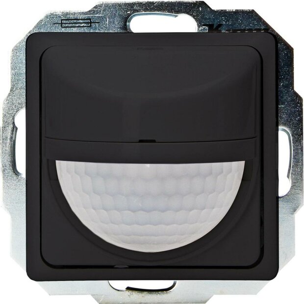 HK05/HK07 - INFRAcontrol T 180°, Infrarot-Bewegungsmelder, 2-Draht-Gerät, 5–300W, 50x50mm, Farbe: matt schwarz