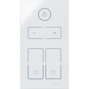 HKi8 - Glas-Sensor, 2-fach, für 1x Dimmer, 1x...