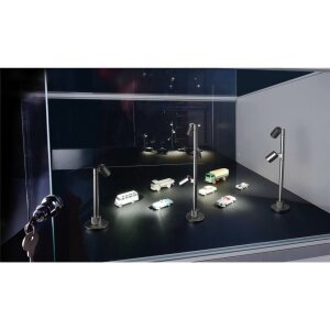 Displayleuchte, Herculis Small 150 mm, 1 W, 4000 K, Schwarz, Stromkonstant, 3 V/DC, Bemessungsstrom: