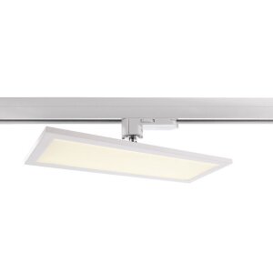 3-Phasenleuchte, Panel Track Light, 21 W, 4000 K, Weiß, 110-240 V/AC