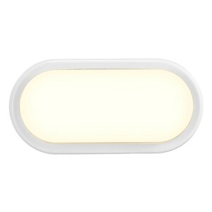 Cuba Outdoor Energy Oval Wandleuchte Weiss