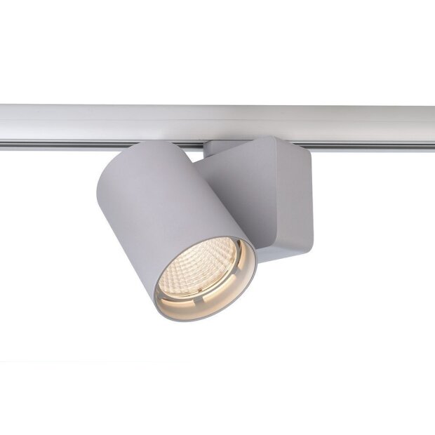 3-Phasen-Spot, Nihal, 33 W, DIM, 3000 K, Silber, 220-240 V/AC