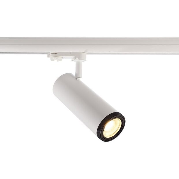 3-Phasen-Spot, Pleione Focus I, 15 W, 3000 K, Weiß, 100-277 V/AC