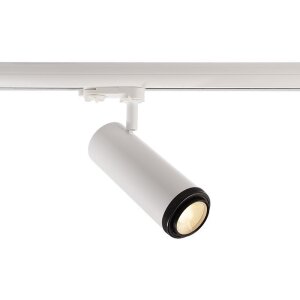 3-Phasen-Spot, Pleione Focus I, 15 W, 3000 K, Weiß, 100-277 V/AC