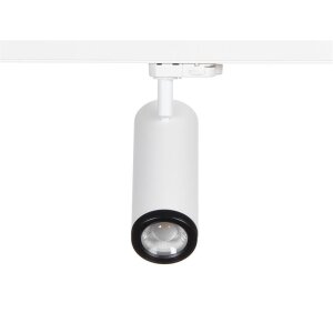3-Phasen-Spot, Pleione Focus I, 15 W, 3000 K, Weiß, 100-277 V/AC