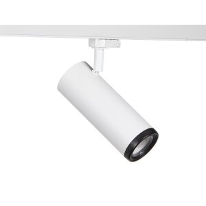 3-Phasen-Spot, Pleione Focus I, 15 W, 3000 K, Weiß, 100-277 V/AC