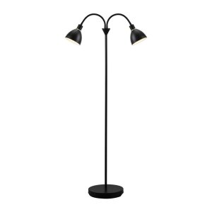 Ray Double Stehlampe Schwarz