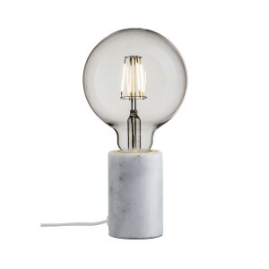 Siv Marble Tischlampe Weiss