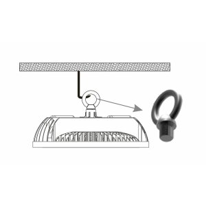 HAGEMANN LED Hallenstrahler Halo high bay  - 200W, 5000K, 30000lm, IP65, Samsung LED, Sosen Driver