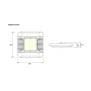 Tankstellenleuchte Serie CG 150W 4000K IP65