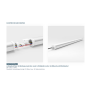 Lichtband Feuchtraum IP65 Serie LBL 600mm 70W/60W/40W 3000K/4000K/5700K einstellbar mit Schalter
