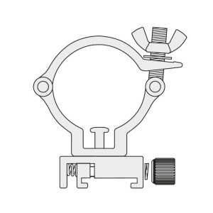 3-Phasen Schienensystem, D Line Truss Adapter, Silber