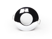 Deko-Light, Deckeneinbauring, Rund IP65, 1x max 35 W GU10, Silber, Spannungskonstant, dimmbar über option