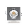 Deko-Light, Deckeneinbauring, Eckig Tilt, 1x max 35 W MR16, Silber, Spannungskonstant, dimmbar über