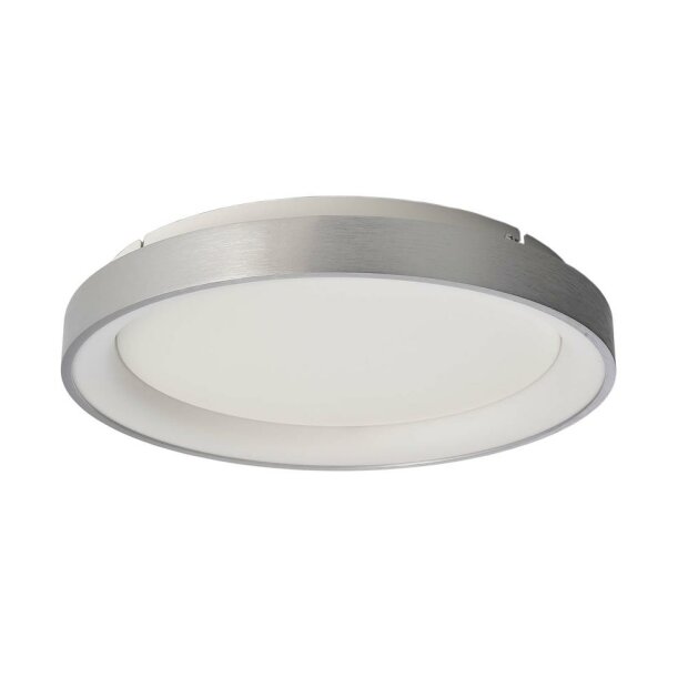 Deckenaufbauleuchte, Merope 400 mm, 30 W, DIM, 3000/4000 K, Silber, 220-240 V/AC
