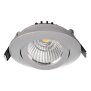 Deckeneinbauleuchte, Dione, 8,5 W, DIM, 3000 K, Silber, 220-240 V/AC