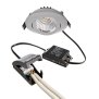 Deckeneinbauleuchte, Dione, 8,5 W, DIM, 3000 K, Silber, 220-240 V/AC