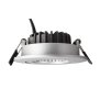 Deckeneinbauleuchte, Dione, 8,5 W, DIM, 3000 K, Silber, 220-240 V/AC
