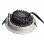 Deckeneinbauleuchte, Dione, 8,5 W, DIM, 3000 K, Silber, 220-240 V/AC
