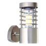 Wandaufbauleuchte, Estada II, 1x max. 11 W E27, Silber, 220-240 V/AC