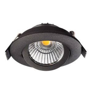 Deckeneinbauleuchte, Dione, 8,5 W, DIM, 3000 K, Schwarz,...