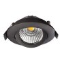 Deckeneinbauleuchte, Dione, 8,5 W, DIM, 3000 K, Schwarz, 220-240 V/AC