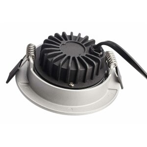 Deckeneinbauleuchte, Dione, 8,5 W, DIM, 4000 K, Silber, 220-240 V/AC