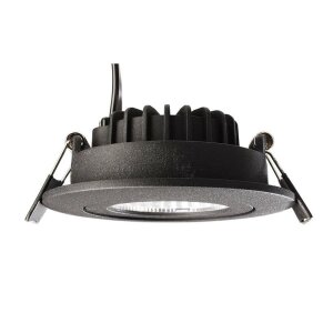 Deckeneinbauleuchte, Dione, 8,5 W, DIM, 4000 K, Schwarz, 220-240 V/AC