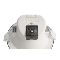 Deckeneinbauleuchte, Acrux 90 mm, 8 W, DIM, 3000/4000/6000 K, Schwarz, 220-240 V/AC