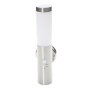 Wandaufbauleuchte, Nova II Motion, 1x max. 40 W E27, Silber, 220-240 V/AC