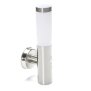 Wandaufbauleuchte, Nova II Motion, 1x max. 40 W E27, Silber, 220-240 V/AC