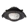 Deckeneinbauleuchte, Dione IP, 8,5 W, DIM, 2700 K, Schwarz, 220-240 V/AC