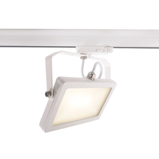 3-Phasenleuchte, Flood SMD, 15 W, 3000 K, Weiß, 220-240 V/AC