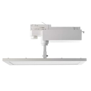 3-Phasenleuchte, Panel Track Light, 20 W, 3000 K, Weiß, 110-240 V/AC