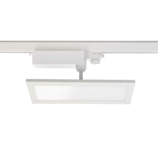 3-Phasenleuchte, Panel Track Light, 20 W, 4000 K, Weiß, 110-240 V/AC