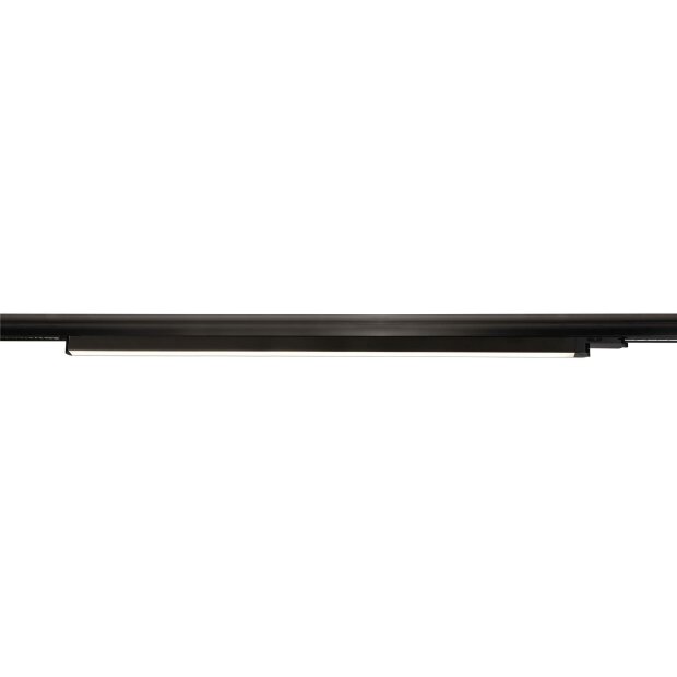 3-Phasenleuchte, Linear 100, 28 W, 4000 K, Schwarz, 200-240 V/AC