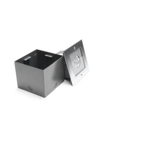 Bodeneinbauleuchte, Square COB I, 7,7 W, 3000 K, Silber, 220-240 V/AC