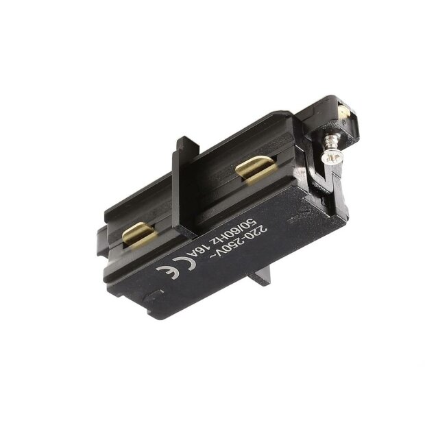 1-Phasen Schienensystem, D One Mini-Längsverbinder, schwarz, 220-240 V/AC