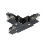 1-Phasen Schienensystem, D One T-Verbinder, links-links-rechts, schwarz, 220-240 V/AC