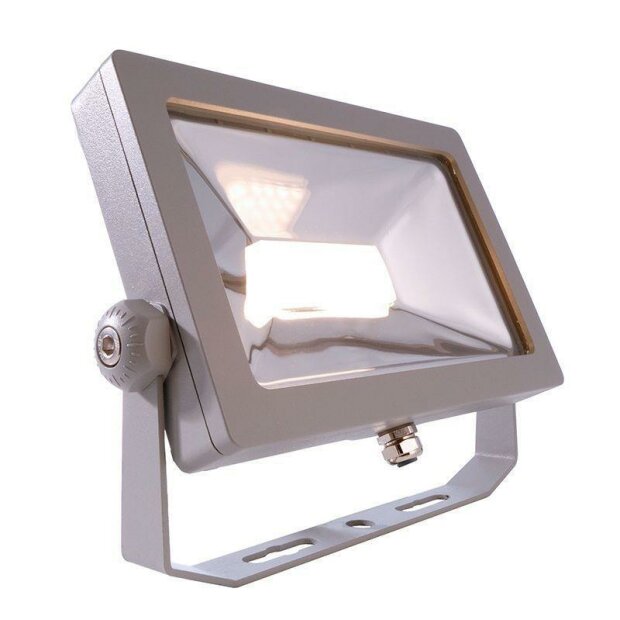 Fluter, Flood SMD, 30 W, 3000 K, Silber, 220-240 V/AC