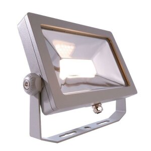 Fluter, Flood SMD, 30 W, 3000 K, Silber, 220-240 V/AC