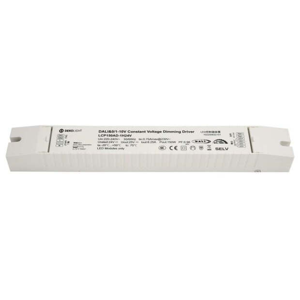 Deko-Light, Netzgerät (CV, DC) dimmbar, BASIC, DIM, CV, LCP75AD-1H24V, DALI 2.0 / DT6<br/>0-10 V<br/