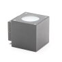 Wandaufbauleuchte, Cubodo A, 5,7 W, 3000 K, Anthrazit, 220-240 V/AC