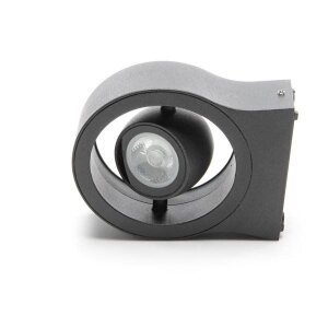 Wandaufbauleuchte, Swive, 8,4 W, 3000 K, Anthrazit, 220-240 V/AC