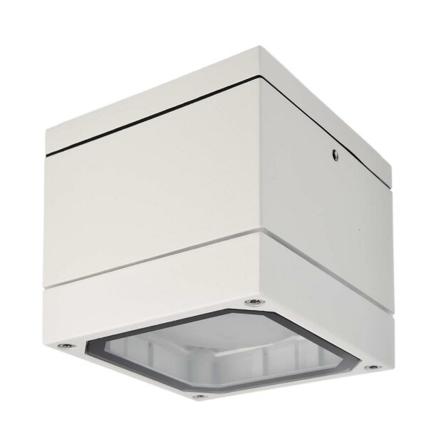 Deckenaufbauleuchte, Mob Square II, 1x max. 9 W GX53, Anthrazit, 220-240 V/AC