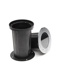 Bodeneinbauleuchte, COB 12 Soft, 14,5 W, 3000 K, Silber, 220-240 V/AC