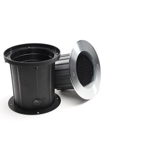 Bodeneinbauleuchte, COB 25 Soft, 29 W, 3000 K, Silber, 220-240 V/AC