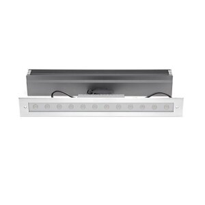 Bodeneinbauleuchte, Line V, 18 W, 3000 K, Silber, 220-240...